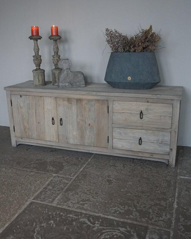 Rene Houtman TV-Meubel Elm | Elmhout | H60 x B160 x D45 cm