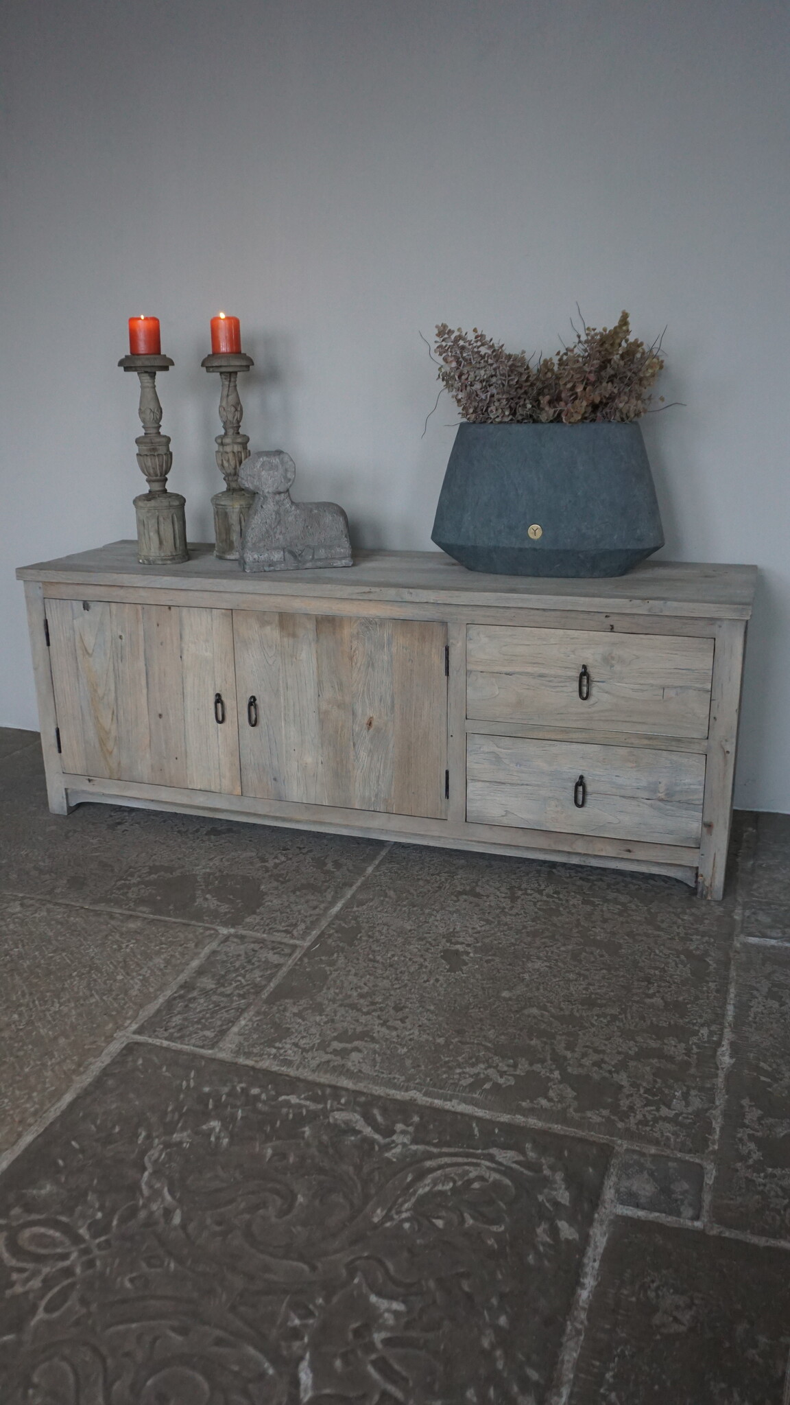 Rene Houtman TV-Meubel Elm | Elmhout | H60 x B160 x D45 cm