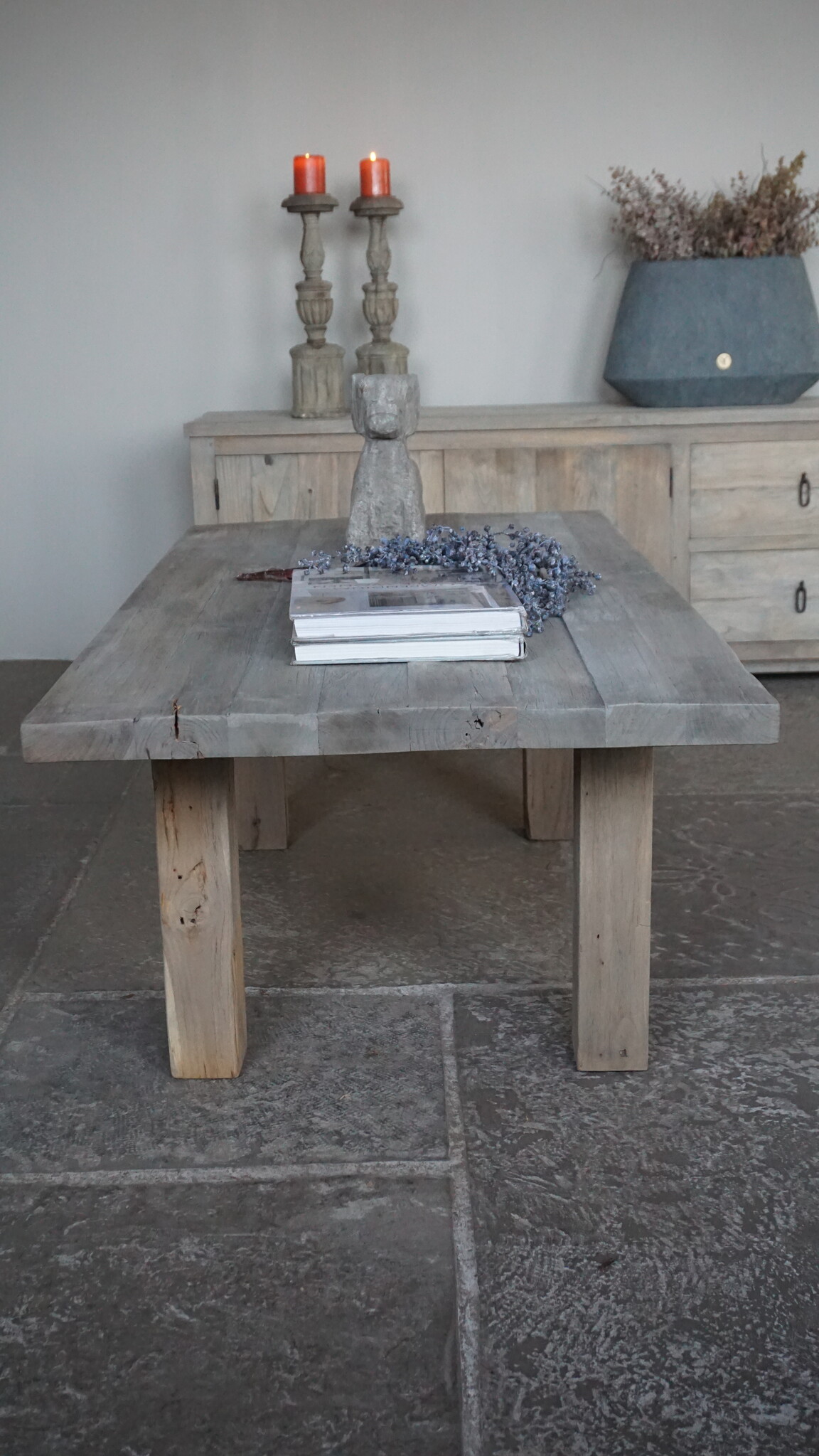 Rene Houtman Salontafel Elm | Elmhout | H50 x B140 x D70 cm