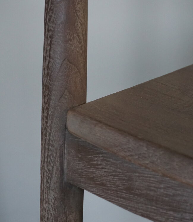 Be-Uniq Armstoel Zira | Vergrijsd Teak | H77xB54xD50 Cm