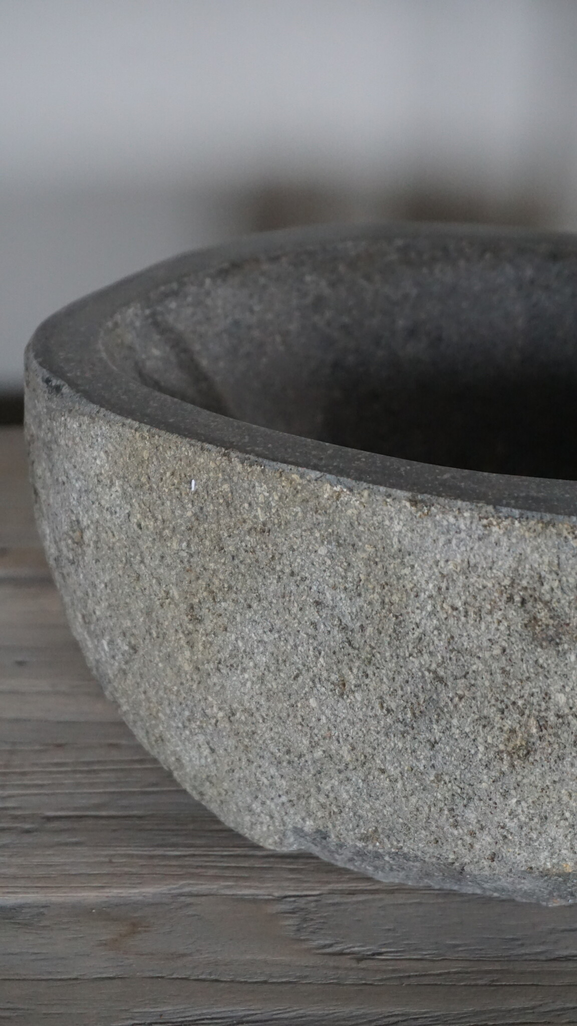 Rene Houtman Kleine Stenen Waskom + Spoelgat | H14 x B27 x D20 cm