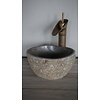 Kleine Stenen Waskom + Spoelgat | H13,5 x B27 x D24 cm