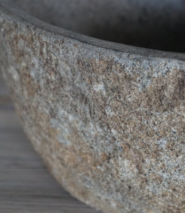 Rene Houtman Kleine Stenen Waskom + Spoelgat | H13,5 x B27 x D24 cm