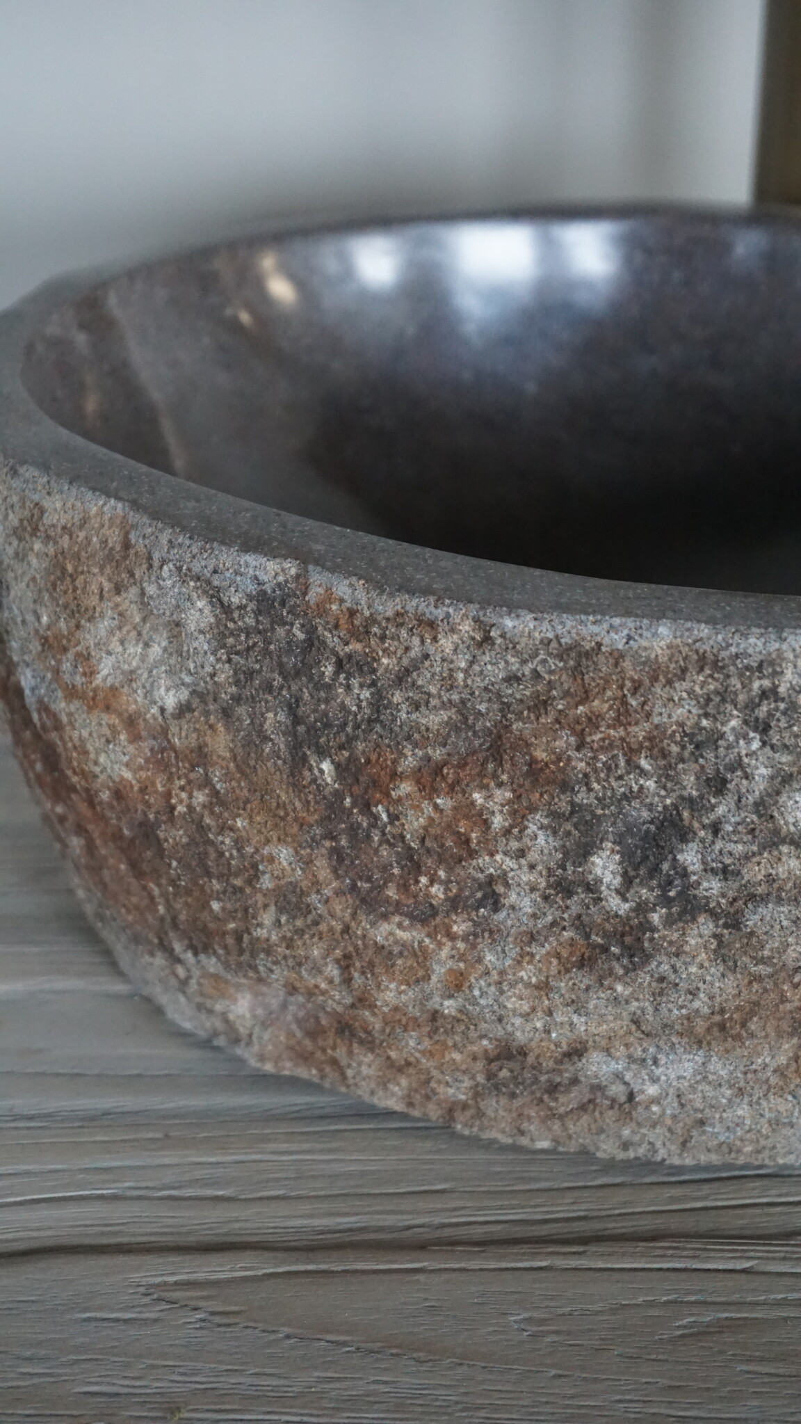 Rene Houtman Kleine Stenen Waskom + Spoelgat | H14 x B30 x D27 cm