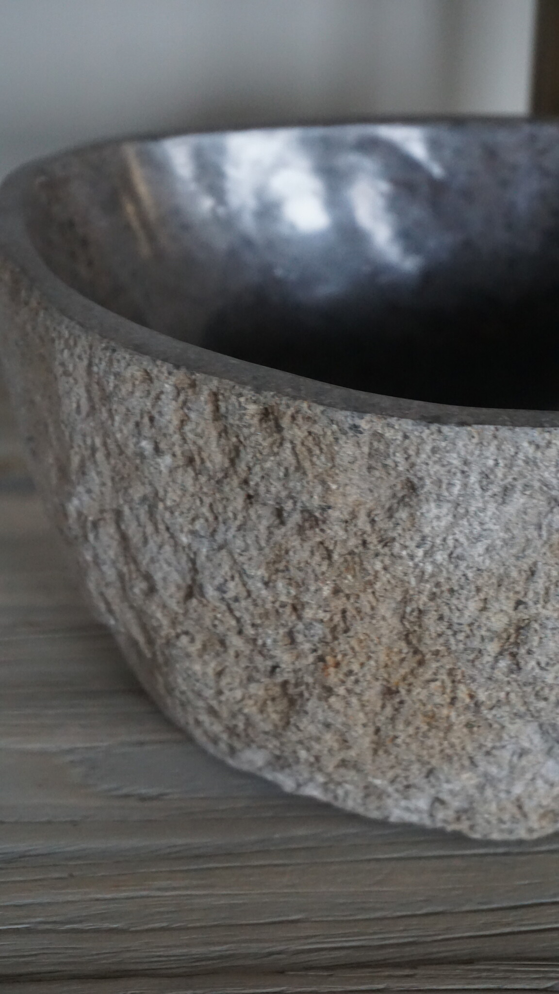 Rene Houtman Kleine Stenen Waskom + Spoelgat | H13 x B25 x D23 cm