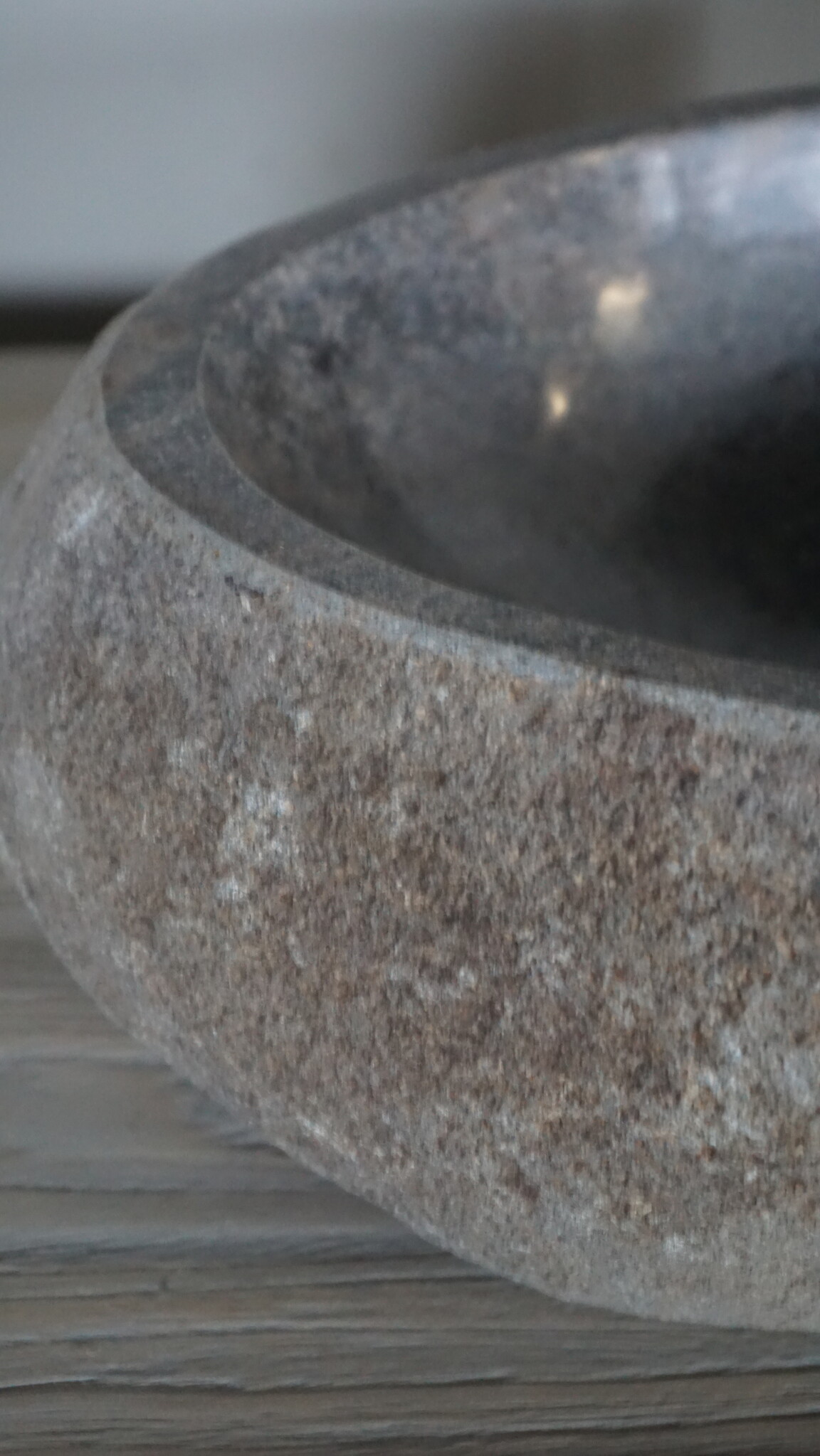 Rene Houtman Kleine Stenen Waskom + Spoelgat | H14 x B32 x D26 cm