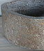 Rene Houtman Kleine Stenen Waskom + Spoelgat | H14 x B26 x D26 cm
