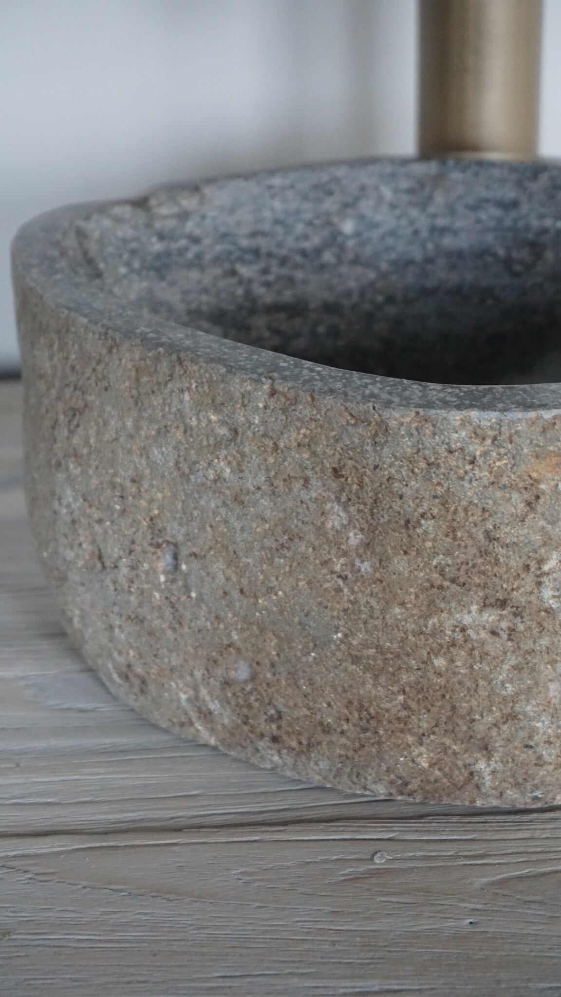 Rene Houtman Kleine Stenen Waskom + Spoelgat | H14 x B26 x D26 cm