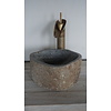 Kleine Stenen Waskom + Spoelgat | H14 x B26 x D26 cm