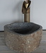 Rene Houtman Kleine Stenen Waskom + Spoelgat | H14 x B26 x D26 cm