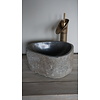 Kleine Stenen Waskom + Spoelgat | H14 x B29 x D26 cm