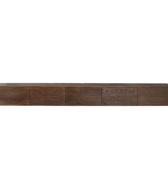 Starfurn Zwevend tv-meubel Vision Brown | 280 cm