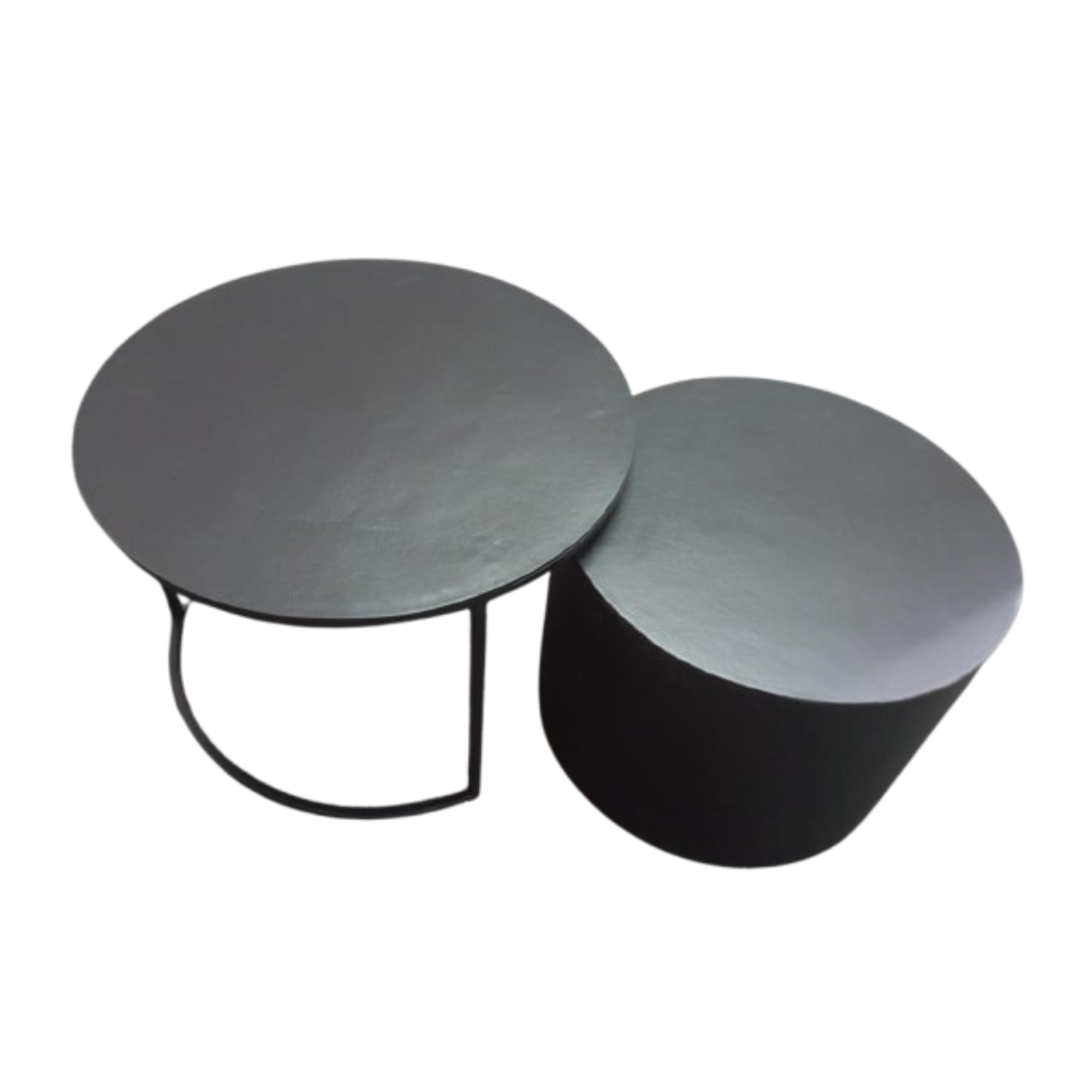 Starfurn Salontafel Luna | Zwart | Set van 2 | Aluminium