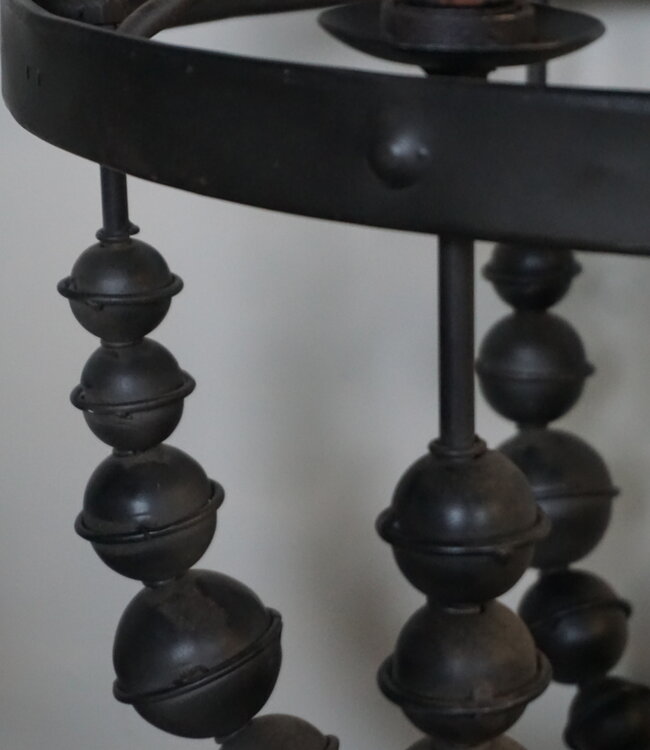 Rene Houtman Demo IJzeren Kroonluchter zwart Roest kleur