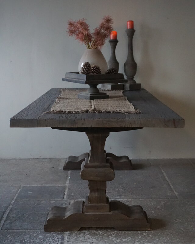 Rene Houtman Tweedekansje Kloostertafel Huez | H79 x B200 x D100 cm