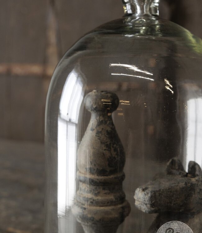 Be-Uniq Glazen Stolp Bo | Zonder Plateau | H30 x D15 cm