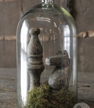 Be-Uniq Glazen Stolp Bo | Zonder Plateau | H30 x D15 cm