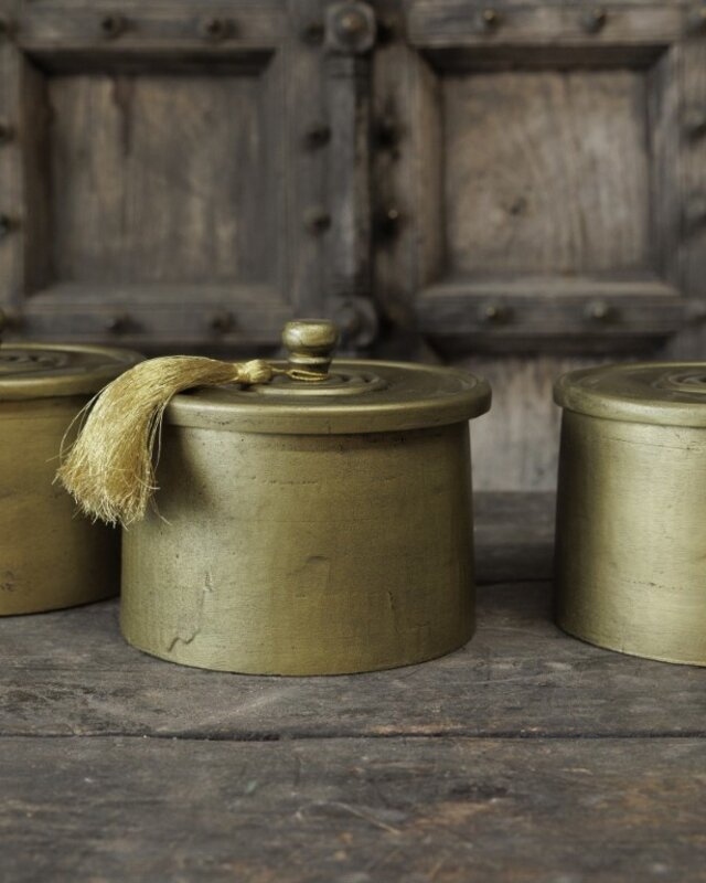 Be-Uniq Pot Vintage Gold | Met Kwast | 2 Maten!