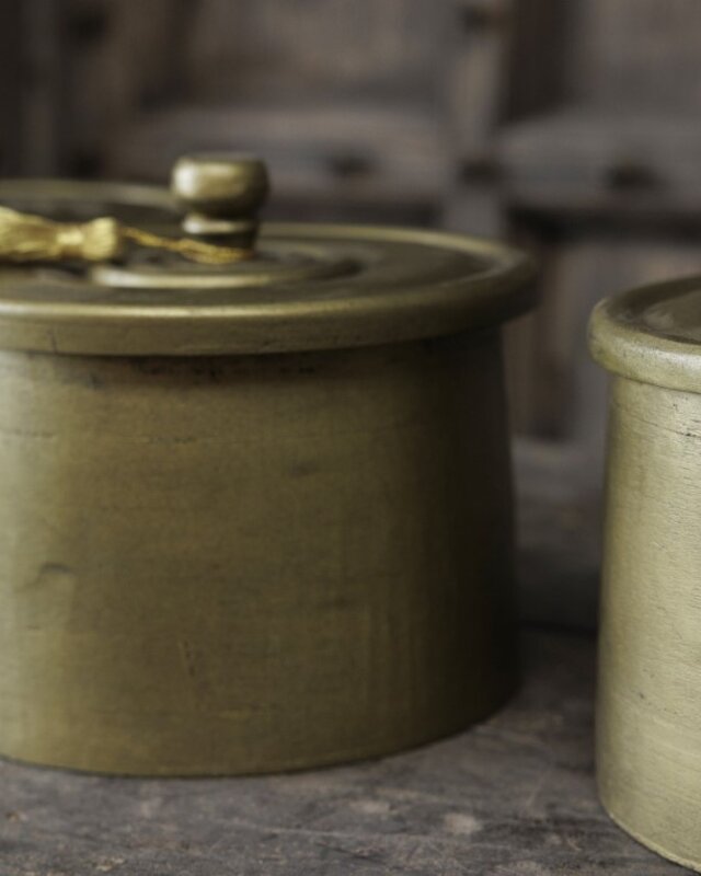 Be-Uniq Pot Vintage Gold | Met Kwast | 2 Maten!