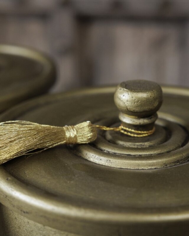 Be-Uniq Pot Vintage Gold | Met Kwast | 2 Maten!