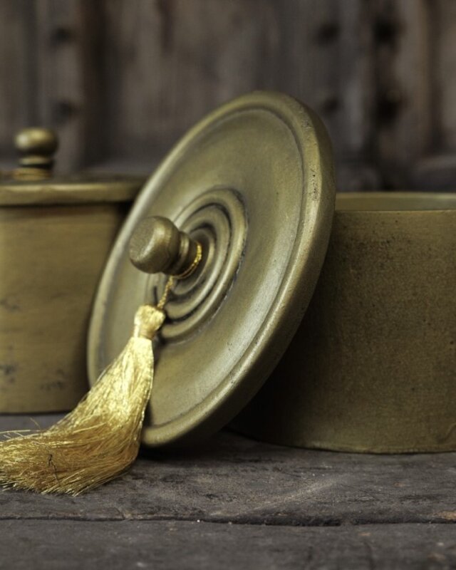 Be-Uniq Pot Vintage Gold | Met Kwast | 2 Maten!