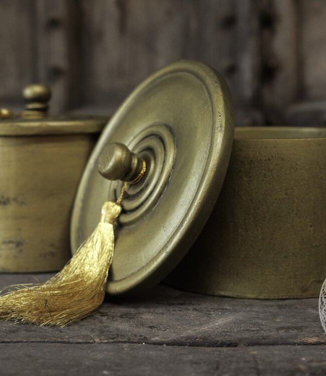 Be-Uniq Pot Vintage Gold | Met Kwast | 2 Maten!