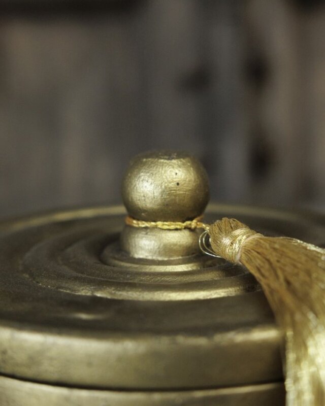 Be-Uniq Pot Vintage Gold | Met Kwast | 2 Maten!
