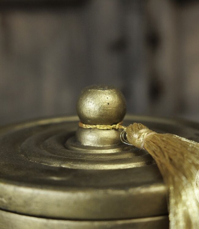 Be-Uniq Pot Vintage Gold | Met Kwast | 2 Maten!