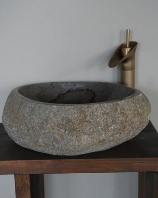 Rene Houtman Grote Waskom Rivierkom + Spoelgat | H15 x B44 x D40 cm