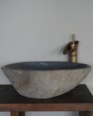 Rene Houtman Grote Waskom Rivierkom + Spoelgat | H15 x B49 x D33 cm