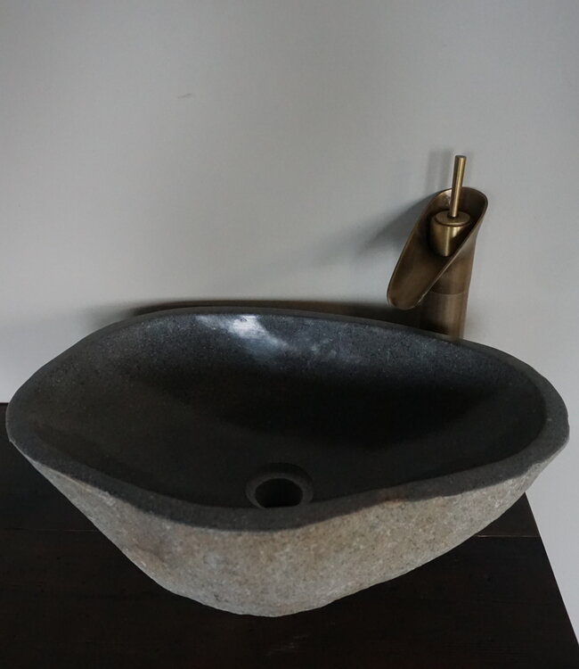 Rene Houtman Grote Waskom Rivierkom + Spoelgat | H15 x B49 x D33 cm