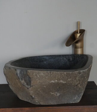 Rene Houtman Grote Waskom Rivierkom + Spoelgat | H15 x B42 x D38 cm