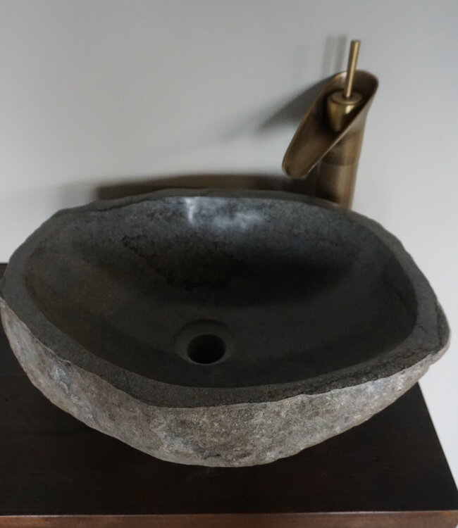 Rene Houtman Grote Waskom Rivierkom + Spoelgat | H14 x B44 x D32 cm