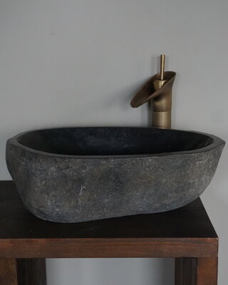 Rene Houtman Grote Waskom Rivierkom + Spoelgat | H15 x B46 x D31 cm
