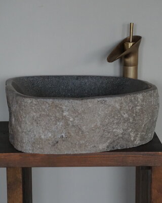 Rene Houtman Grote Waskom Rivierkom + Spoelgat | H15 x B47 x D40 cm