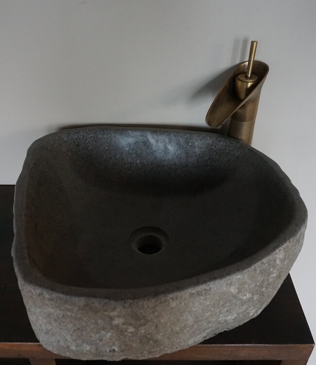 Rene Houtman Grote Waskom Rivierkom + Spoelgat | H15 x B47 x D40 cm