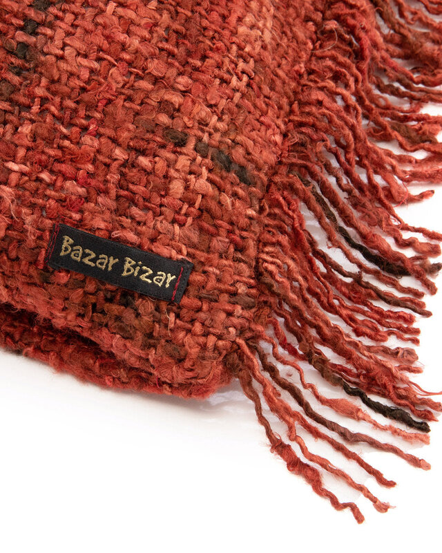 Bazar Bizar Antwerp The Oh My Gee kussenhoes - kersrood - 40 x 40 cm