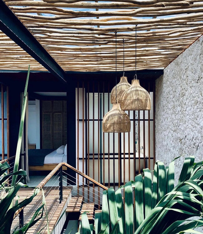 Bazar Bizar Antwerp De Kreeftenfuikhanger - Naturel - L