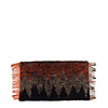 De Oh My Gee kussenhoes - zwart-oranje - 30x50