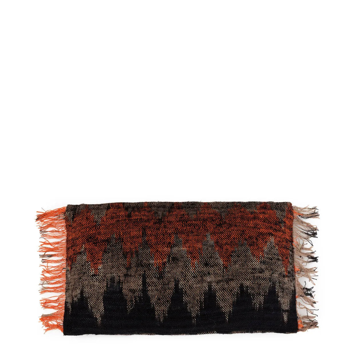 Bazar Bizar Antwerp De Oh My Gee kussenhoes - zwart-oranje - 30x50