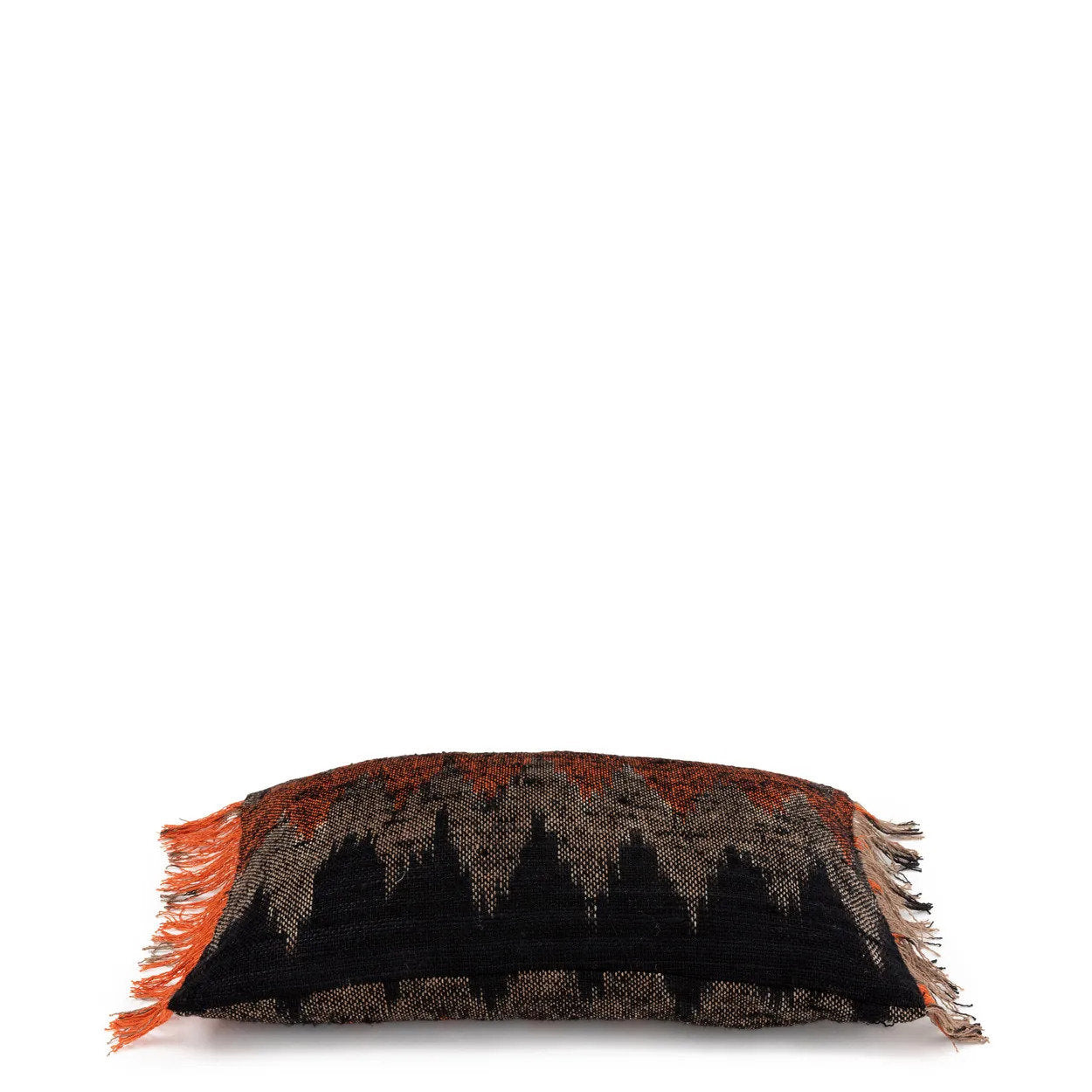 Bazar Bizar Antwerp De Oh My Gee kussenhoes - zwart-oranje - 30x50