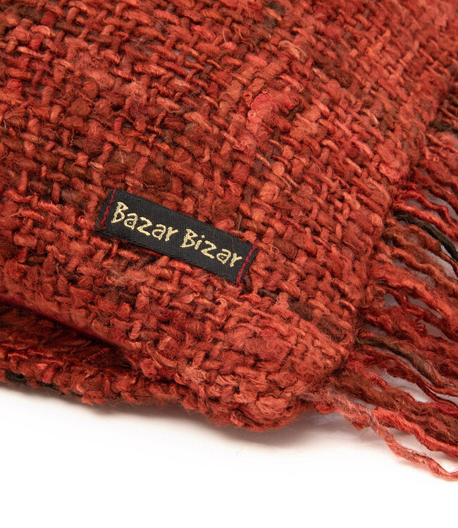 Bazar Bizar Antwerp The Oh My Gee kussenhoes - kersenrood - 30x50