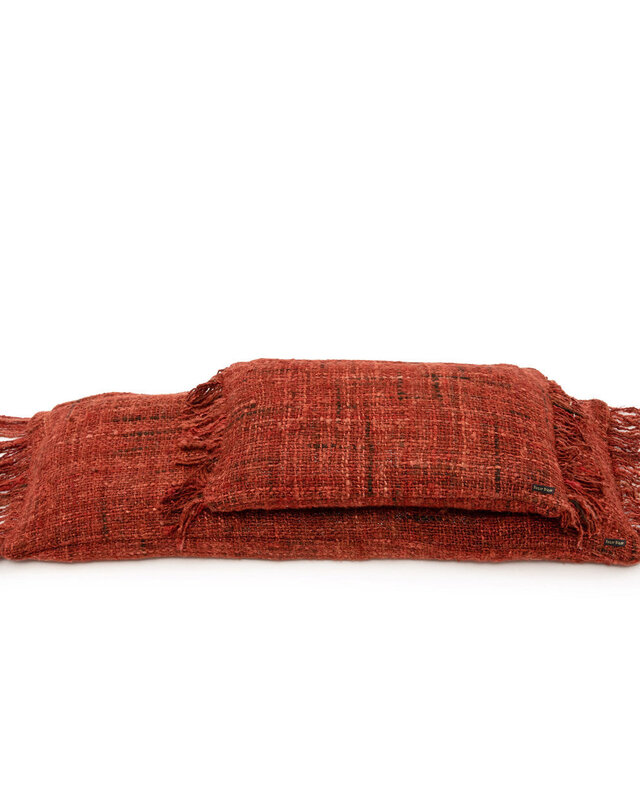 Bazar Bizar Antwerp The Oh My Gee kussenhoes - kersenrood - 30x50