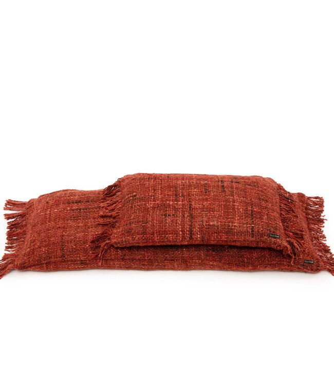 Bazar Bizar Antwerp The Oh My Gee kussenhoes - kersenrood - 30x50