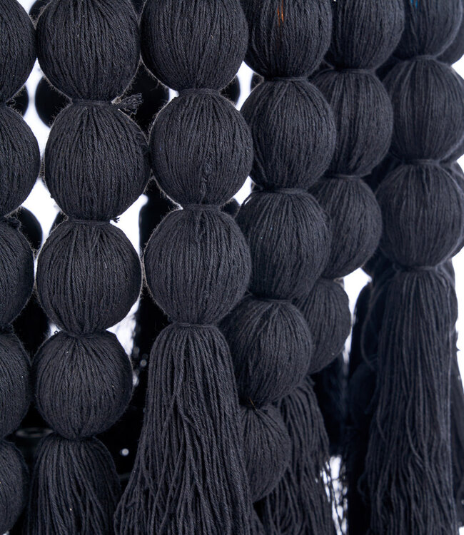 Bazar Bizar Antwerp De Nomad katoenen kroonluchter - zwart - XL