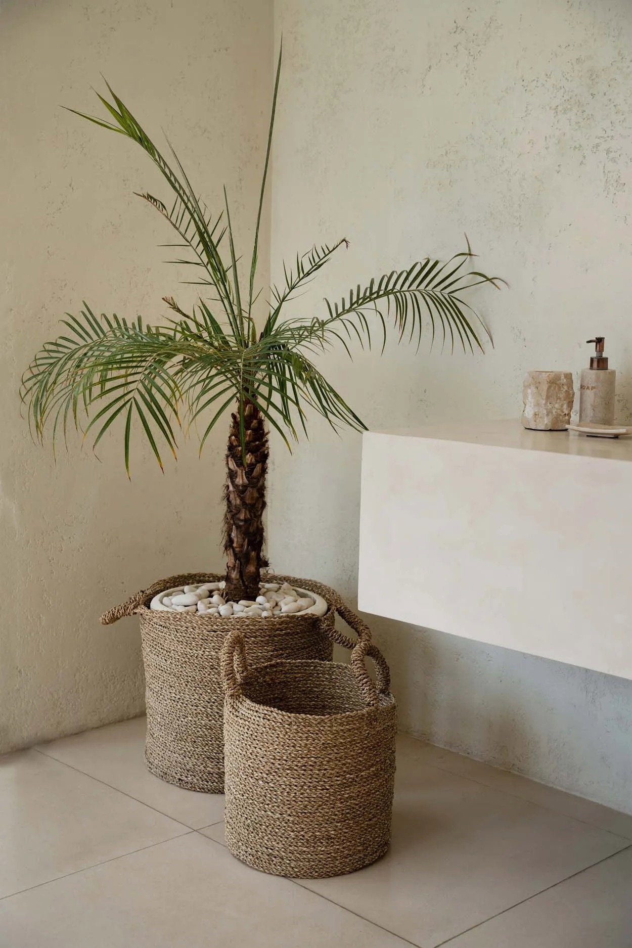 Bazar Bizar Antwerp De Sensity-manden - Naturel - XL