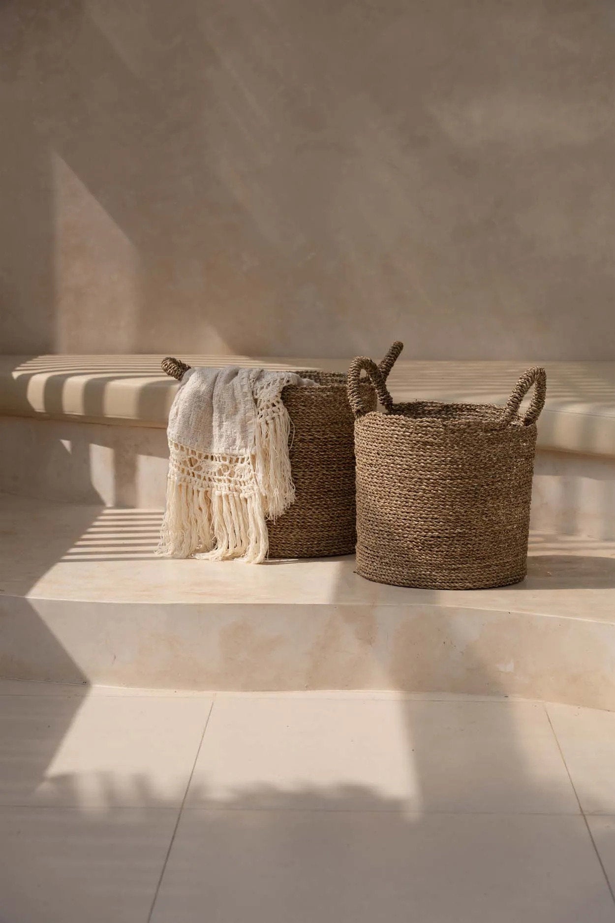 Bazar Bizar Antwerp De Sensity-manden - Naturel - XL