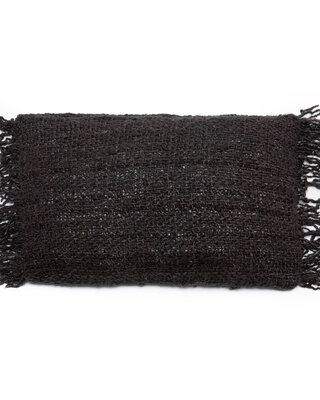 Bazar Bizar Antwerp The Oh My Gee Kussenhoes - Zwart/marineblauw - 30x50