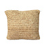 Bazar Bizar Antwerp De Raffia Flores vierkante kussenhoes - naturel - 40x40
