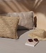 Bazar Bizar Antwerp De Raffia Flores vierkante kussenhoes - naturel - 40x40